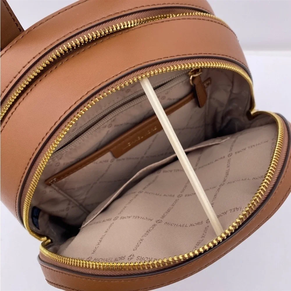 MICHAEL KORS JAYCEE MEDIUM BACKPACK BROWN SIGNATURE COLOR